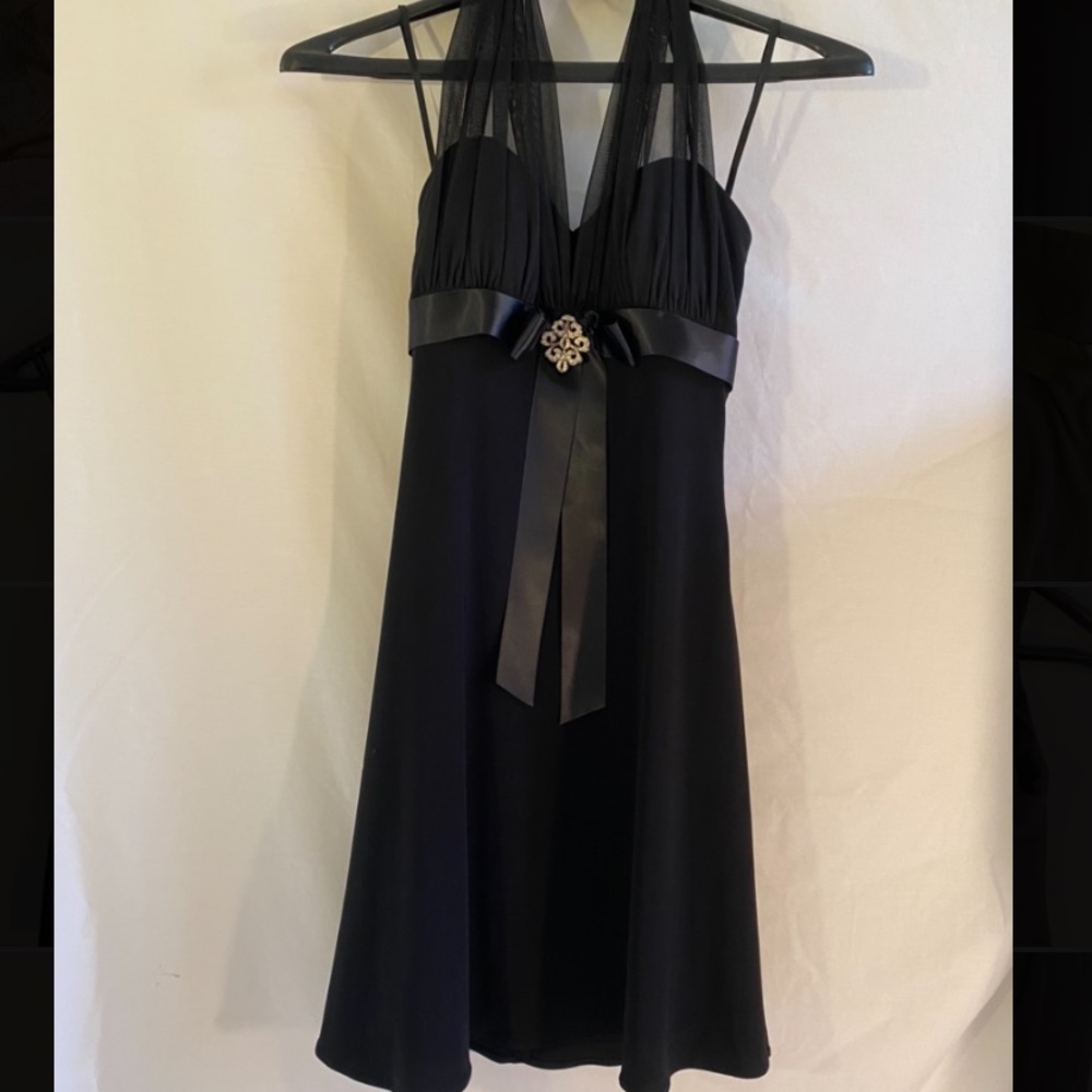DJ-Jaz black halter dress